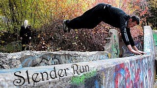 Slender Run  Parkour Escape from Slender Man [upl. by Learrsi]