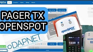 OPENSPOT 4 PRO amp DAPNET POCSAG PAGER [upl. by Nomae]