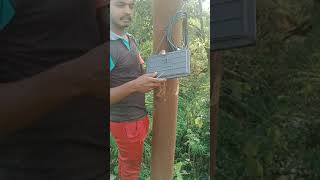 BSNL FTTH New CONNECTION INSTALLATION in HINDI shorts [upl. by Countess598]