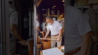 famous mochi pounding show in NARA so yummy 🇯🇵🥹 japan nara mochi travel food [upl. by Portwin]