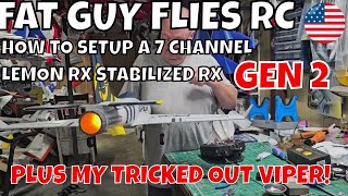 HOW TO SETUP LEMON RX GEN 2 7 CHANNEL STABILIZED RX by FGFRC [upl. by Naihtniroc231]