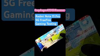 Snapdragon 695 5G Processor FreeFire Gaming Testing  Redmi Note 11 Pro 5G FreeFire Gaming Testing [upl. by Ahterod]