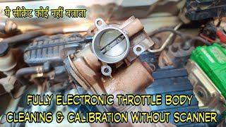 Electronic Throttle Body Cleaning and Calibration [upl. by Sivolc742]