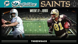 It is All Up to Bernie Dolphins vs Saints 1995 Week 7 [upl. by Banky995]