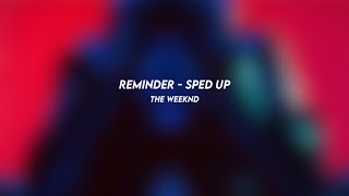 reminder the weeknd sped up [upl. by Aneekahs]