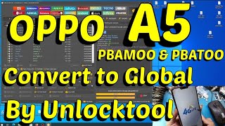 OPPO A5 PBAMOO amp PBATOO Convert to Global By Unlocktool [upl. by Ymmaj]