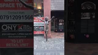 Cilla Black Statue Outside the Original Cavern Club [upl. by Berna]