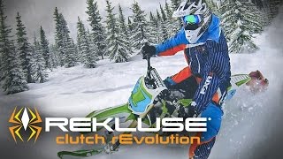 Rekluse® Goes Snowbiking with FrozenMoto Industries [upl. by Ybor]