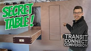 Unveiling My Vans Hidden Folding Table [upl. by Oinigih881]