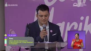 🔴EN VIVO Foro Jalisco Ejemplo Nacional en la Implementación delquotCódigo Mariposaquot  180624 [upl. by Nuawd19]