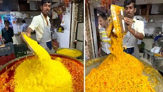 Ultimate 100Kg Biryani Making of Ahmedabad 😱 Indian Street Food [upl. by Nilat]