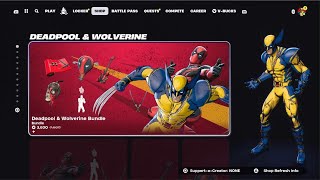 Fortnite Item Shop July 26th 2024 NEW Deadpool amp Wolverine Bundle [upl. by Rimma]