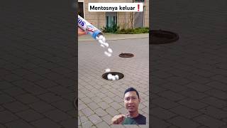 Serius bosa jadi gini❗😅😯😯funny experiment mentos satisfying scienceexperiment science shorts [upl. by Sacul]