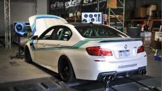 IND F10 M5 Dyno  Eisenmann Race Exahust amp Gruppe M Intake [upl. by Moriyama]