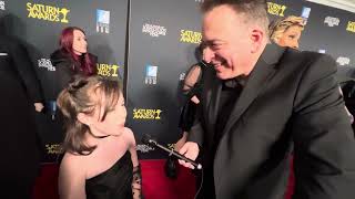 Vivien Lyra Blair talks The Boogeyman Princess Leia in ObiWan Kenobi 51st Annual Saturn Awards [upl. by Ordnazil]