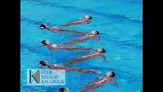 2003 World Championships SynchroArtistic Swimming Team Free  Team SKorea [upl. by Llevert]