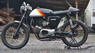 Motor Trend Modifikasi  Video Modifikasi Motor Suzuki A100 Cafe Racer Terbaru [upl. by Shawn]