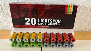 Umarex Lichtspur Knallpatronen  Pyro Knallpatronen  Umarex Vogelschreck [upl. by Calida]