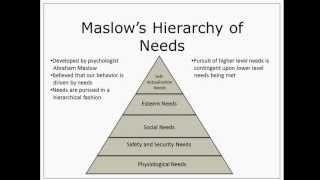 Maslows Hierarchy of Needs [upl. by Aicilyhp]