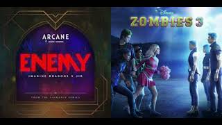 Enemy x Alien Invasion Mashup  Imagine Dragons JID amp Cast of ZOMBIES 3 [upl. by Jorey]