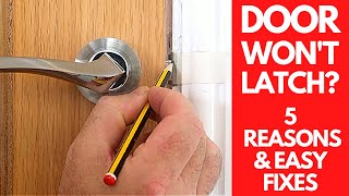 How to Fix a Door That Wont Latch [upl. by Longan]