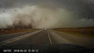 Гастнадо на трассе Тюмень  Курган 24052018 Gustnado gust front tornado at Tyumen region [upl. by Shewmaker]