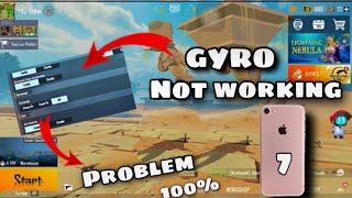 How to Fix Gyroscope Not Working in Iphone 7  100  Fix it in PUBG mobile  BOOST GYRO [upl. by Hedvige]