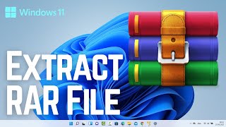 How to Extract a RAR File on Windows 11 [upl. by Mcgruter]