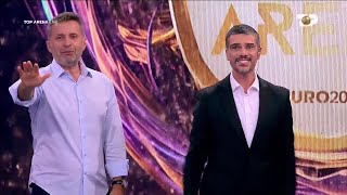 Massimiliano Varrese mbërrin në studion e Top Arena [upl. by Charlet]