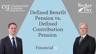 Defined Benefit Pension vs Defined Contribution Pension  Financial 15 [upl. by Eanom521]