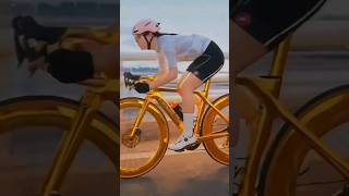 GOLDEN BIKE🚴‍♀️😱👌Short [upl. by Killoran]