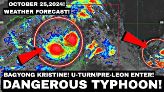 OCTOBER 252024 TYPHOON INFLICTED MASSIVE DAMAGE ON PHILIPPINES KRISTINE UTURN Direction [upl. by Sandor]