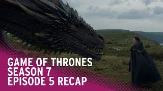 Game of Thrones Season 7 Episode 5 RECAP amp S7 E6 Spoilers [upl. by Sofia]