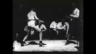 First Boxing Match Ever Filmed June 1894 Mike Leonard vs Jack Cushing [upl. by Andromeda]