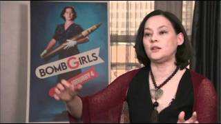 Interview with Meg Tilly for the series Bomb Girls [upl. by Felicle]