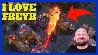 Age of Mythology Retold They Gave Freyr A Literal BOMB  1v1 Ranked Freyr vs Ra [upl. by Notnats]