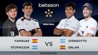 🍿 YangusStupaczuk vs ChingottoGalán 👽 SEMIS Rotterdam 2024 Premier Padel P1 Highlights [upl. by Annahsit]