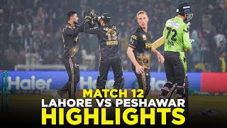 Full Highlights  Lahore Qalandars vs Peshawar Zalmi  Match 12  HBL PSL 9  M2A1A [upl. by Ekim933]