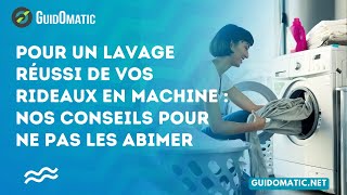 👉 Pour un lavage réussi de vos rideaux en machine  nos conseils pour ne pas les abimer [upl. by Burra]