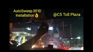 AUTOSWEEP RFID INSTALLATION in C5 TOLL PLAZA [upl. by Kelwen]