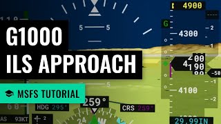 MSFS ILS Approach  Cessna 172  G1000  Microsoft Flight Simulator 2020 [upl. by Chang]