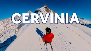 Cervinia skiing in ITALY [upl. by Herrah]