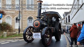 Celebrating the 220th anniversary steam test of Richard Trevithicks invention The Puffing Devil [upl. by Zia]