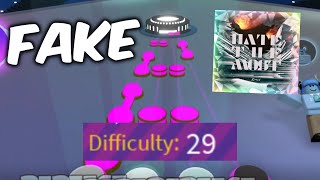 New FAKE Difficulty 29 Map In RoBeats Roblox RoBeats  Hate The Most Hard 9591 Acc [upl. by Casimir394]