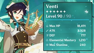 1000 Elemental Mastery Venti [upl. by Bain596]