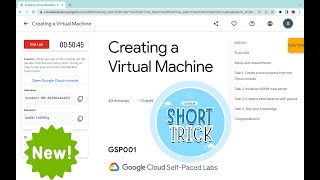 NEW 2023 Creating a Virtual Machine  qwiklabs  GSP001  quicklab [upl. by Justicz]