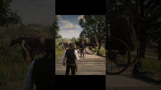 “You Can Say Goodbye Then” Del Lobos Checkpoint  Red Dead Redemption 2 shorts [upl. by Neirod]