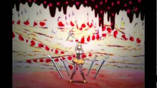 Madoka Magica Ep 3  Mamis fighting scene [upl. by Nosnehpets]