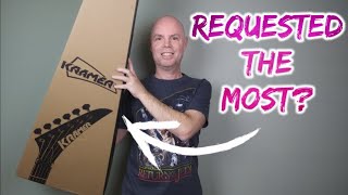 My Most Requested Guitar Kramer Baretta Special Unboxingincluding special guests guitarreview [upl. by Sueddaht]