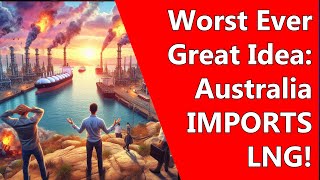 Worst Ever Great Idea Australia IMPORTS LNG [upl. by Ehcar]